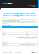 Sure-White PS flashing polyback - FT